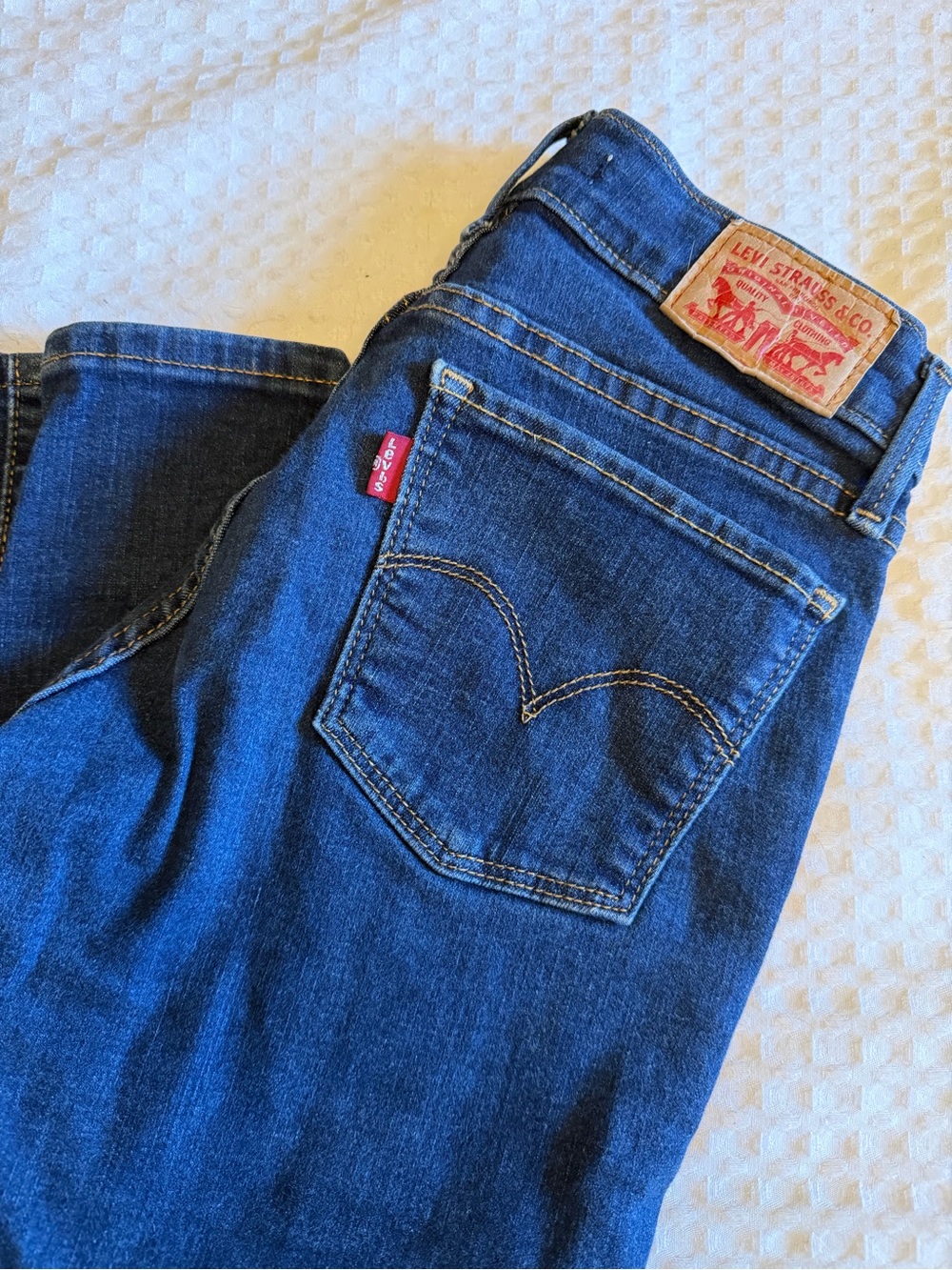 Levi's Men's Dark Blue Straight-Leg Jeans